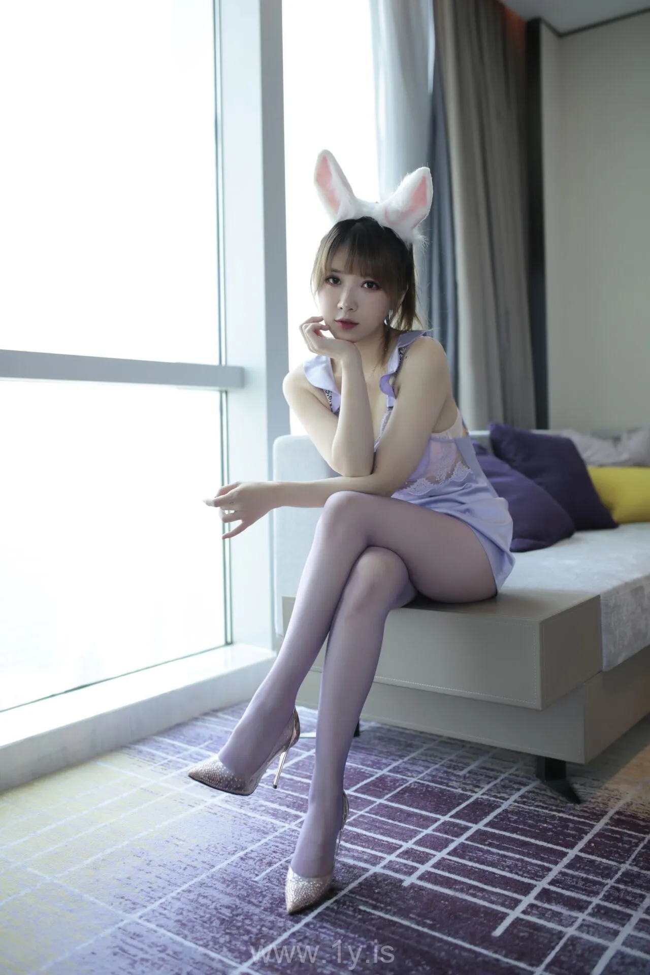 小女巫露娜 NO.027 粉紫兔兔